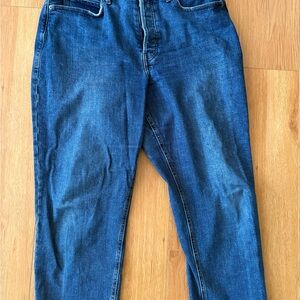 Old Navy Blue Cropped Jeans- 14 Petite